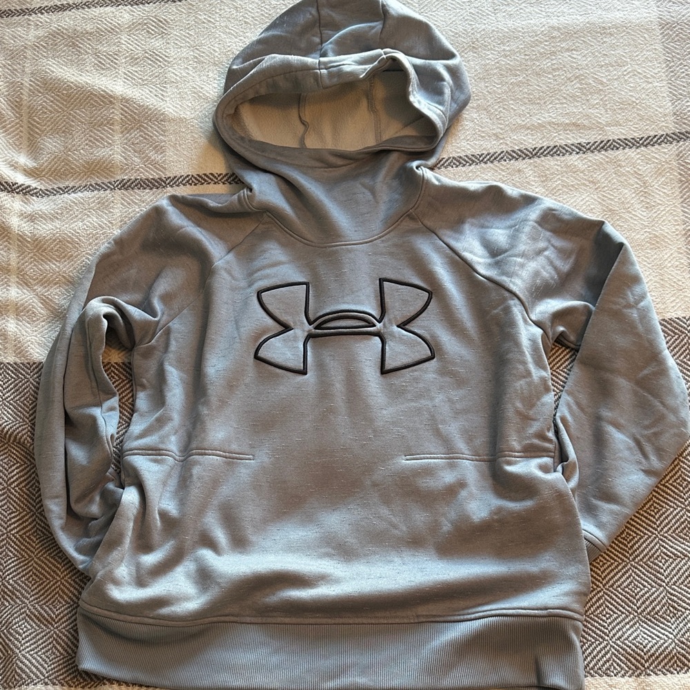 Under Armour Light Gray Pullover Hoodie